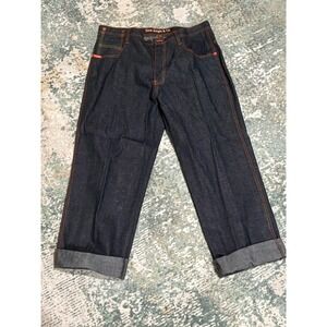 Five Jungle Co Jeans 38x32 Baggy Grunge Skater‎ Hip Hop Loose Dark Y2k EUC